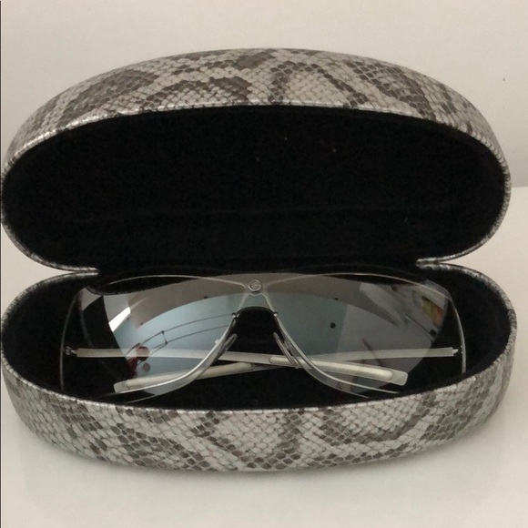 GUCCI METAL FRAME SILVER SYSTEM SUNGLASSES - Picture 3 of 8